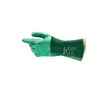 Ansell Size 10 Green AlphaTec 08-354 Interlock Cotton Chemical Resistant Gloves