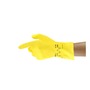 Ansell Size 10 Yellow AlphaTec 87-198 Natural Latex Rubber Chemical Resistant Gloves