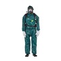 Ansell X-Large Green AlphaTec® 4000 Non-Woven Barrier Laminate Fabric Suit