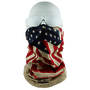 Benchmark FR® One Size Fits Most Beige Second Gen Jersey Cotton Flame Resistant Neck Gaiter With American Flag Graphic