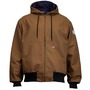 National Safety Apparel Medium Brown Duck Westex® UltraSoft® Flame Resistant Jacket With Drawstring Closure
