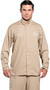 OEL Small Natural Cotton Blend Premium Sateen Flame Resistant Jacket With Non-Metallic Zipper Hook and Loop Closure