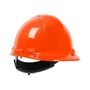 Protective Industrial Products Orange Dynamic® Whistler™ HDPE Cap Style Hard Hat With Wheel/4-Point Ratchet Suspension