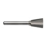 RADNOR™ SN-6SC 5/8" X 3/4" Inverted Cone Shape Single Cut Carbide Burr