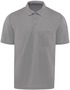 Bulwark Medium Gray Red Kap® 100% Polyester Knit Polo Shirt