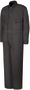 Red Kap® Large/Long Gray 100% Cotton Coveralls