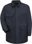Red Kap® Medium Regular Blue Polyester Lined 10 Ounce Polyester Cotton Coat