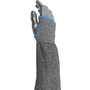 Radnor® 18" Gray ATA® Technology HPPE Fiber Cut Protection Sleeve With Overstitched Elastic Top Of Arm And Thumb Hole (ANSI Cut Level A5)