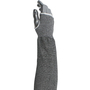 RADNOR™ 18" Long Gray Kut Gard® ATA® Technology HPPE Fiber Cut A8 ANSI Level Cut Resistant Sleeve With Thumb Hole