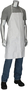 RADNOR™ 28 X 36 White Posi-Wear® BA™  Disposable Bib Apron