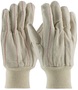 RADNOR™ White 18 Ounce Canvas/Nap-In Hot Mill Gloves With Knit Wrist