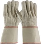 RADNOR™ Large White 24 Ounce Cotton/Polyester Hot Mill Gloves With Gauntlet Wrist