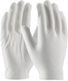 RADNOR™ Large White CleanTeam® Medium Weight Cotton Inspection Gloves With Unhemmed Cuff