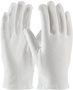 RADNOR™ X-Small White Cabaret™ Heavy Weight Cotton Inspection Gloves With Rolled Hem Cuff