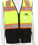 MCR Safety® 3X Hi-Viz Green Luminator Mesh Polyester Safety Vest