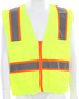 MCR Safety® X-Large Hi-Viz Green Luminator Mesh Polyester Safety Vest
