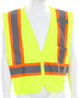 MCR Safety® Large Hi-Viz Green Luminator Mesh Polyester Safety Vest