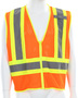 MCR Safety® X-Large Hi-Viz Orange Luminator Mesh Polyester Safety Vest