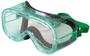 Sellstrom® SureWerx™ 813 Series Non-Vented Liquid Dust Goggles With Green Wrap Around Frame And Clear Anti-Fog Lens