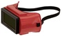 Sellstrom® Jackson Safety® Indirect Vent Fixed Plate Cutting Goggles With Red Soft Frame And IRUV 5.0 Shade 5 IR 2" X 4.25" Lens