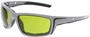 MCR Safety Swagger® SR5 Glacier Gray Safety Glasses With Green Filter 2.0 MAX6 Anti-Fog Lens