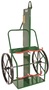 Sumner Manufacturing Company 2 Cylinder Cart With Steel Wheels And Curved Handle
