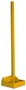 Rolltect™ 96" X 20" Safety Yellow Aluminum/Steel Mobile Mounting Post