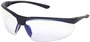 MCR Safety VL2 Navy Safety Glasses With Clear Blue Light Duramass® Hard Coat Anti-Scratch Lens