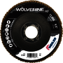 Weiler® Wolverine® 4 1/2" X 7/8" 40 Grit Type 27 Flap Disc