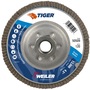 Weiler® TIGer® 4 1/2" X 5/8" - 11" 120 Grit Type 29 Flap Disc