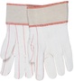 MCR Safety Large White 18 oz. Nap In Cotton Poly Double Palm Hot Mill Gloves With Safety Cuff Wrist