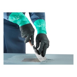 Ansell Size 7 Green AlphaTec 58-128 Nylon Chemical Resistant Gloves
