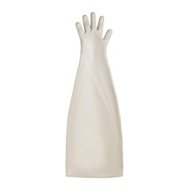 Ansell Size 9.5 White AlphaTec 85-302 Chlorosulfonated Polyethylene Chemical Resistant Gloves