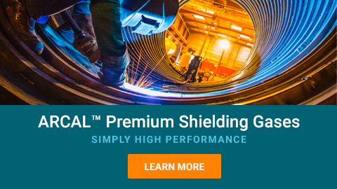 ARCAL™ Premium Welding Shielding Gases - Simply High Performance - Learn More Banner