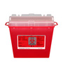 Acme-United Corporation 12.63" X 9.62" X 3.75"/5 Quart First Aid Only® Sharps Container
