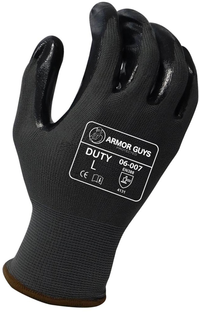 Airgas AYI06-007-S Armor Guys Small Duty 13 Gauge Smooth Black