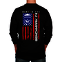Benchmark FR® Medium Black Benchmark 3.0 Cotton Flame Resistant T-Shirt With Skull Flag Graphic