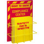 Brady® 20" X 14" Red And Yellow Polystyrene Brady® Information Center "RIGHT TO KNOW COMPLIANCE CENTER"
