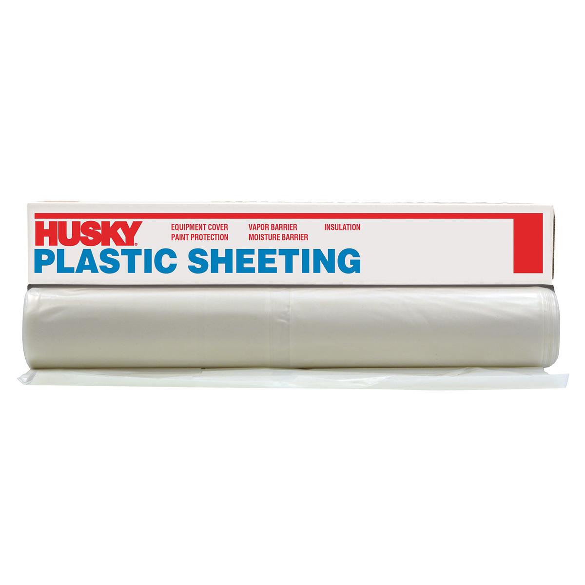 4 Rolls Poly-America 20 X 200 Clear 1.5 mil Polyethylene Husky Plastic Sheeting 