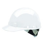 Honeywell White Fibre-Metal® E-2 Thermoplastic Cap Style Hard Hat With Ratchet/8 Point Swingstrap™ Ratchet Suspension