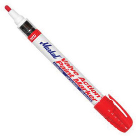 Markal® Valve Action® Red Liquid Medium Paint Marker With 1/8