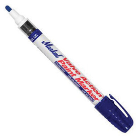 Markal® Valve Action® Blue Liquid Medium Paint Marker With 1/8