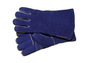 RADNOR™ Large 14" Blue Slightly Select Shoulder Split Cowhide Cotton/Foam Lined Stick Welders Gloves