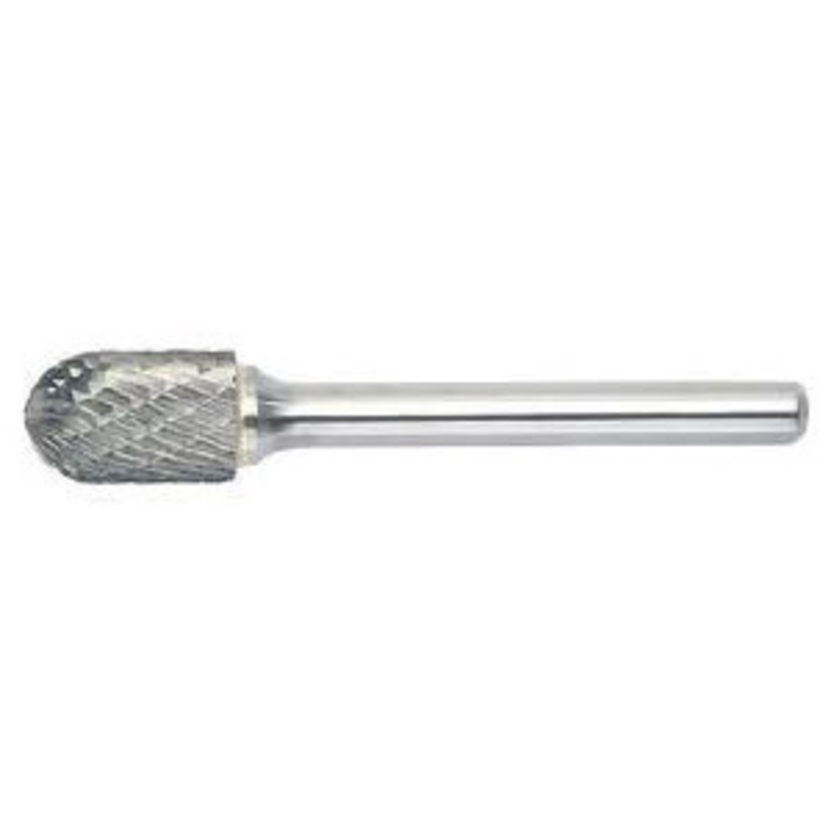 Cylindrical Ball Nose SC-52 Carbide Burr Double Cut 1/8 x 5/32 in.