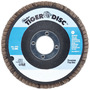 Weiler® Tiger® 4 1/2" X 7/8" 40 Grit Type 29 Flap Disc With Aluminum Backing