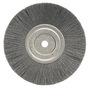 Weiler® 8" X 5/8" Trulock™ Steel Crimped Wire Wheel Brush