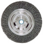 Weiler® 6" X 5/8" - 1/2" Vortec Pro® Trulock™ Steel Crimped Wire Wheel Brush