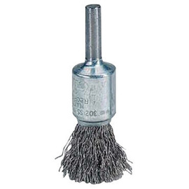 Weiler® 1/2" X 1/4" Stainless Steel Crimped Wire End Brush