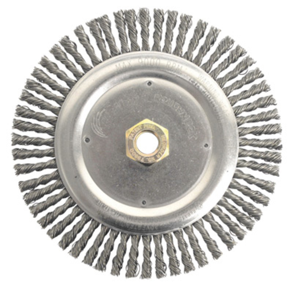0.020-Gauge Stainless Steel Shark 14138    5-Inch by 5/8-11 Stringer Bead Wire Wheel