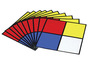 Brady® 10" X 10" Black/Blue/Red/Yellow/White Pressure Sensitive Adhesive Vinyl Label (10 Per Pack)